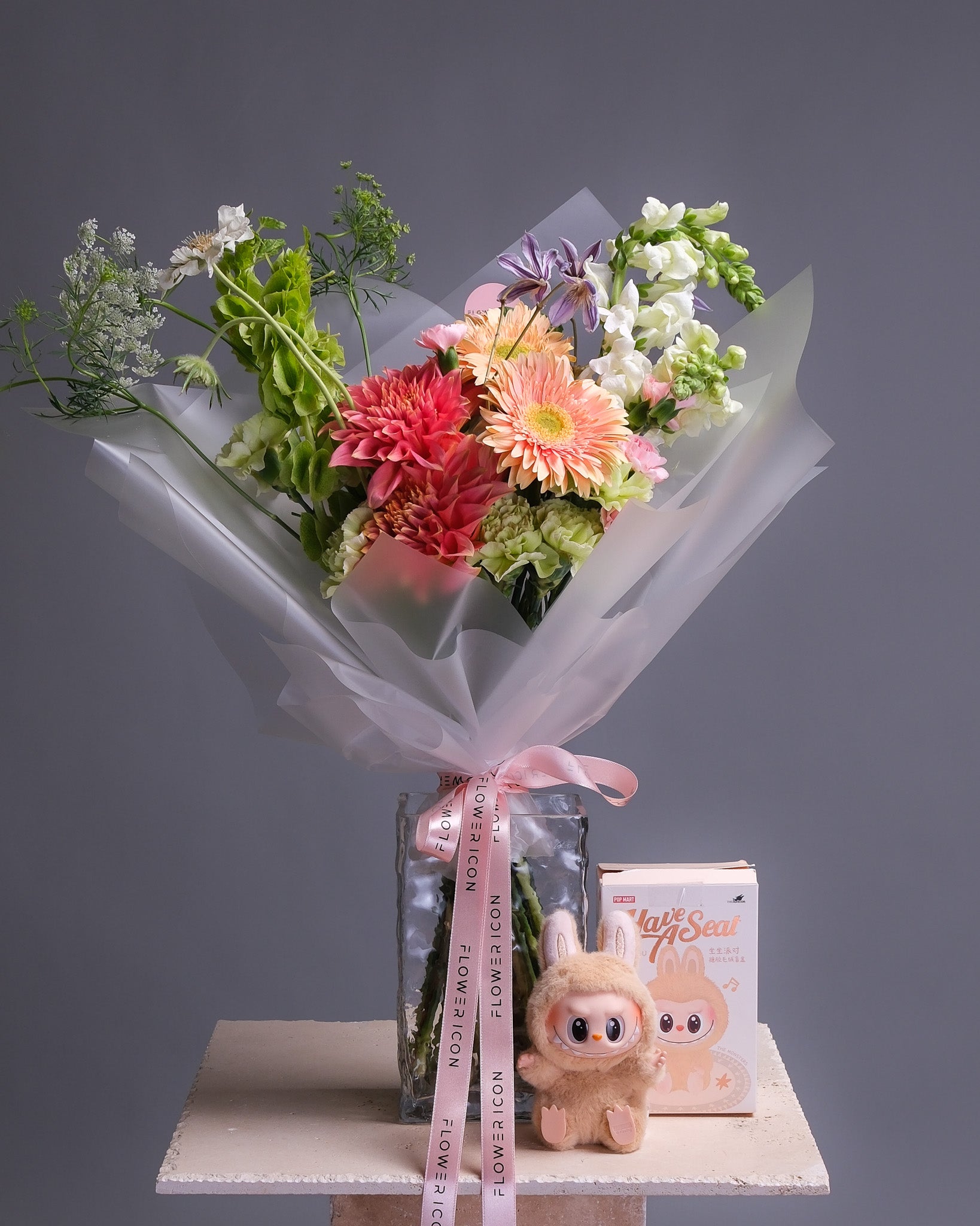 Surprise Someone Special with a Bouquet… and a Labubu!