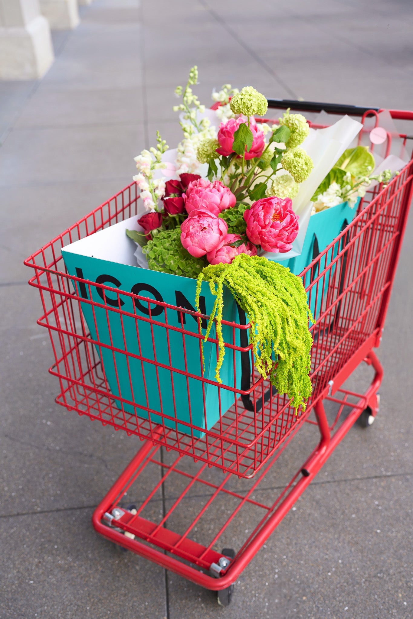 Flower cart with flowers from Flower Icon