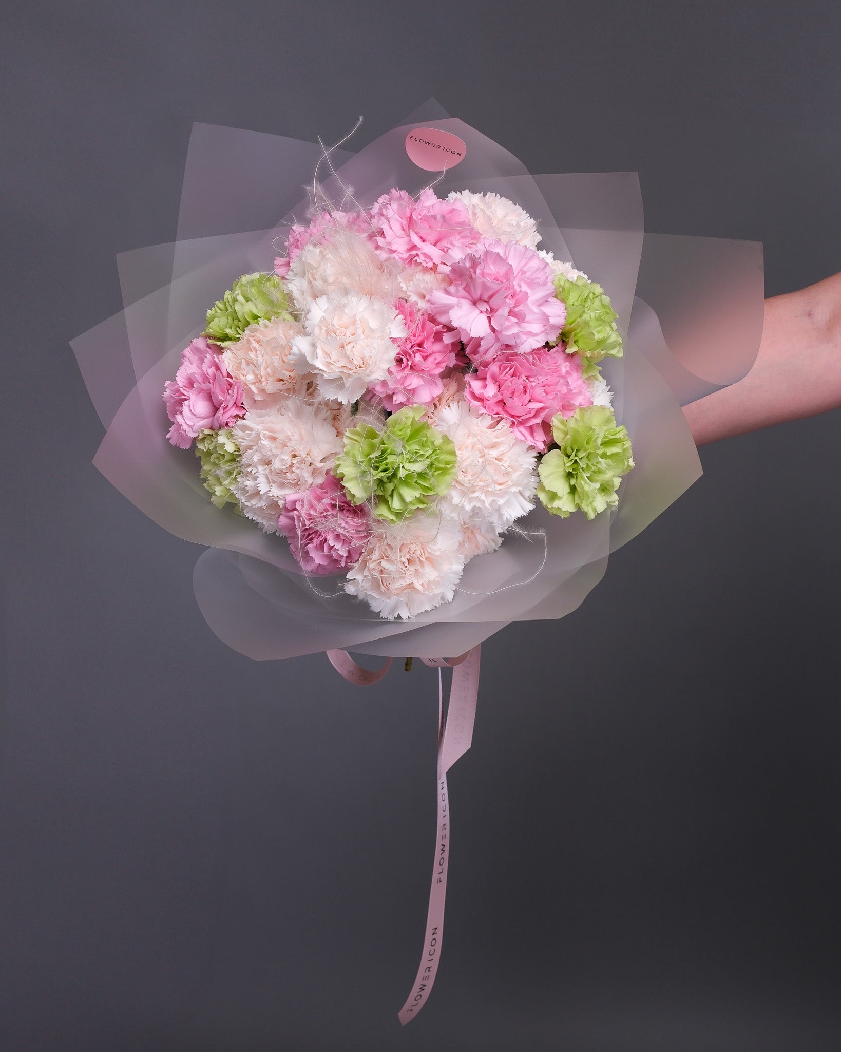 Carnations Bouquet: Pastel Charm