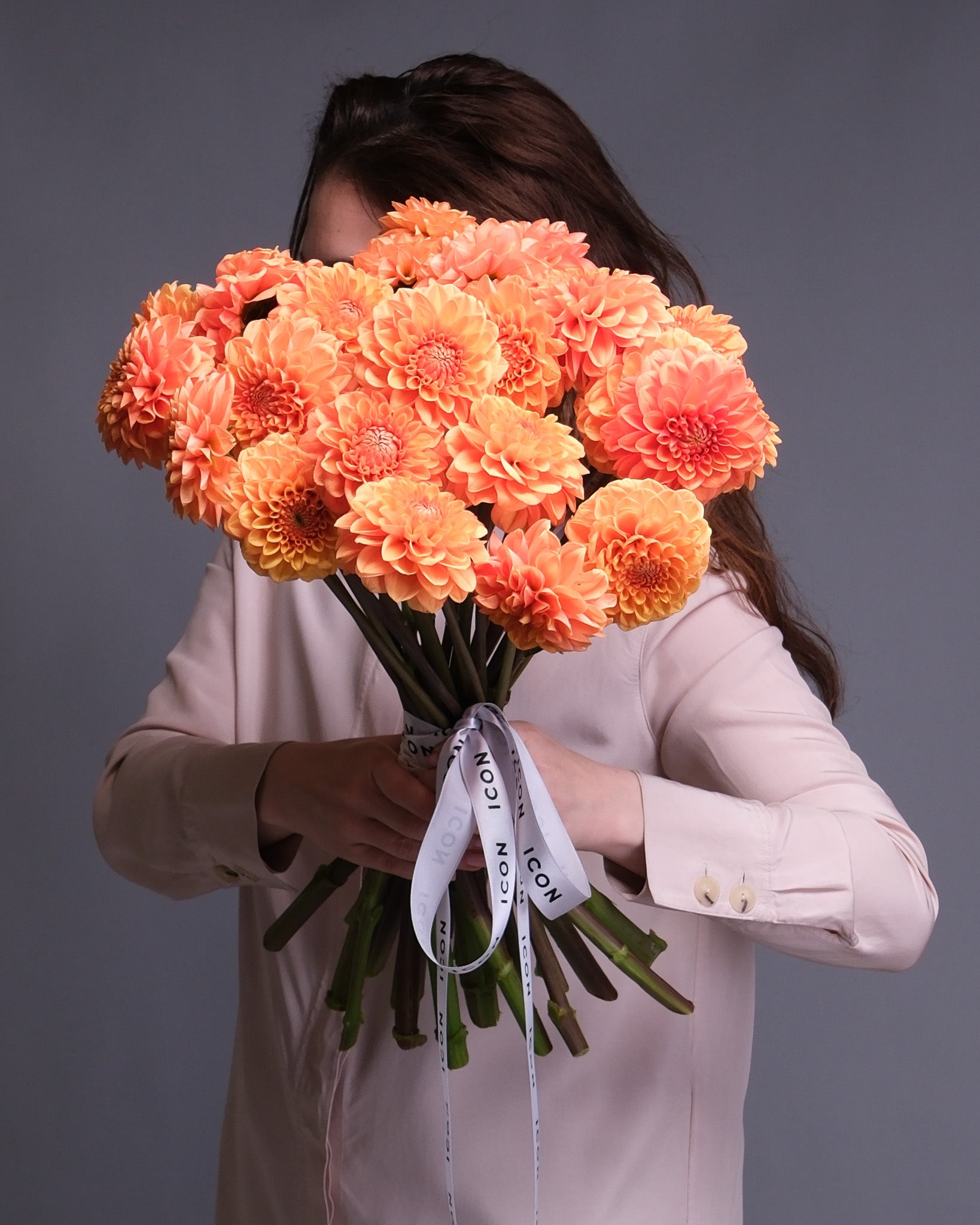 Orange Dahlias Bouquet