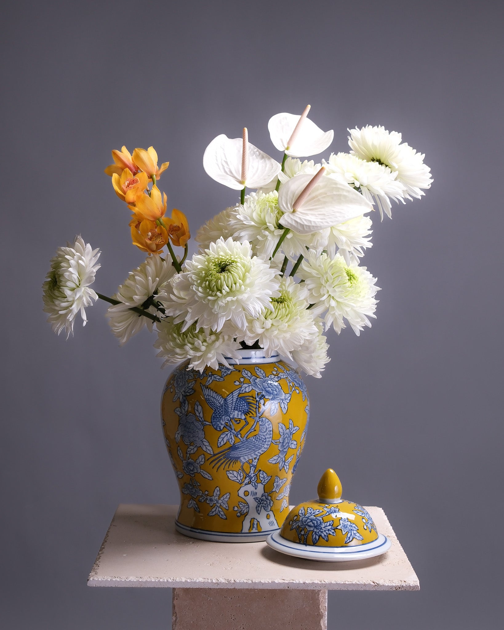Golden Elegance Floral Arrangement