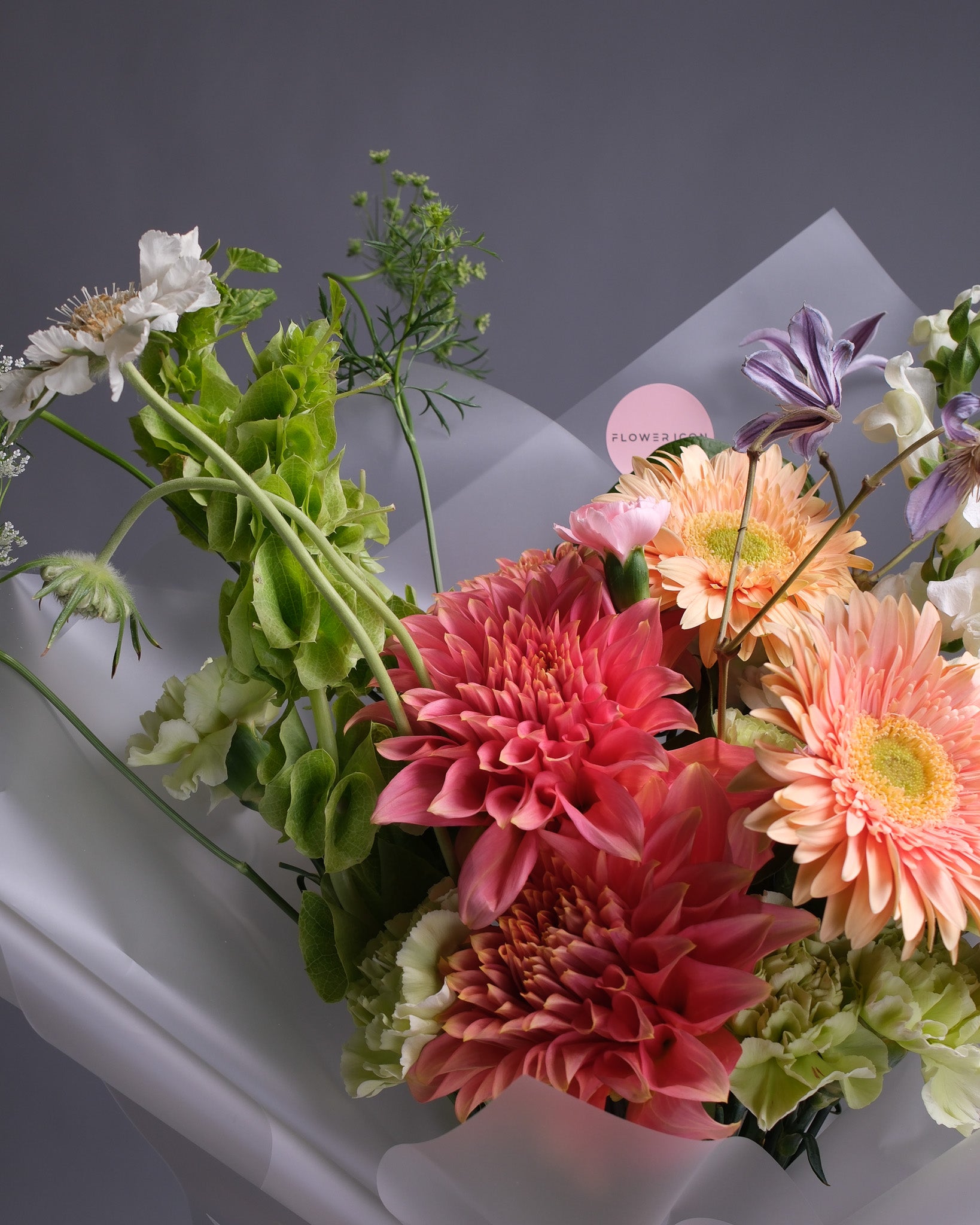 Close up of bouquet of summer flowers