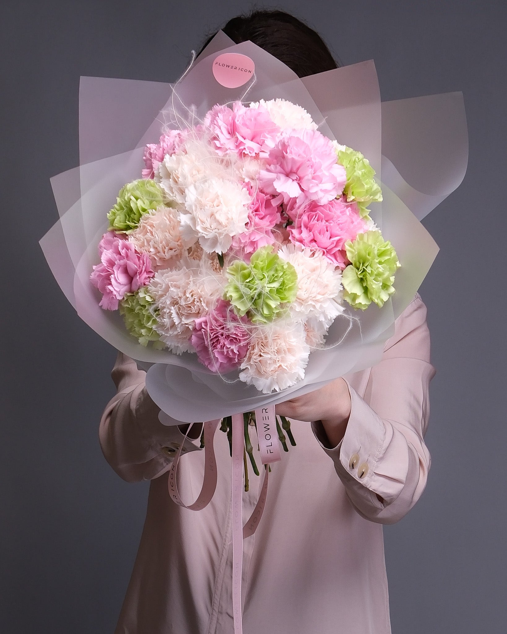 Carnations Bouquet: Pastel Charm