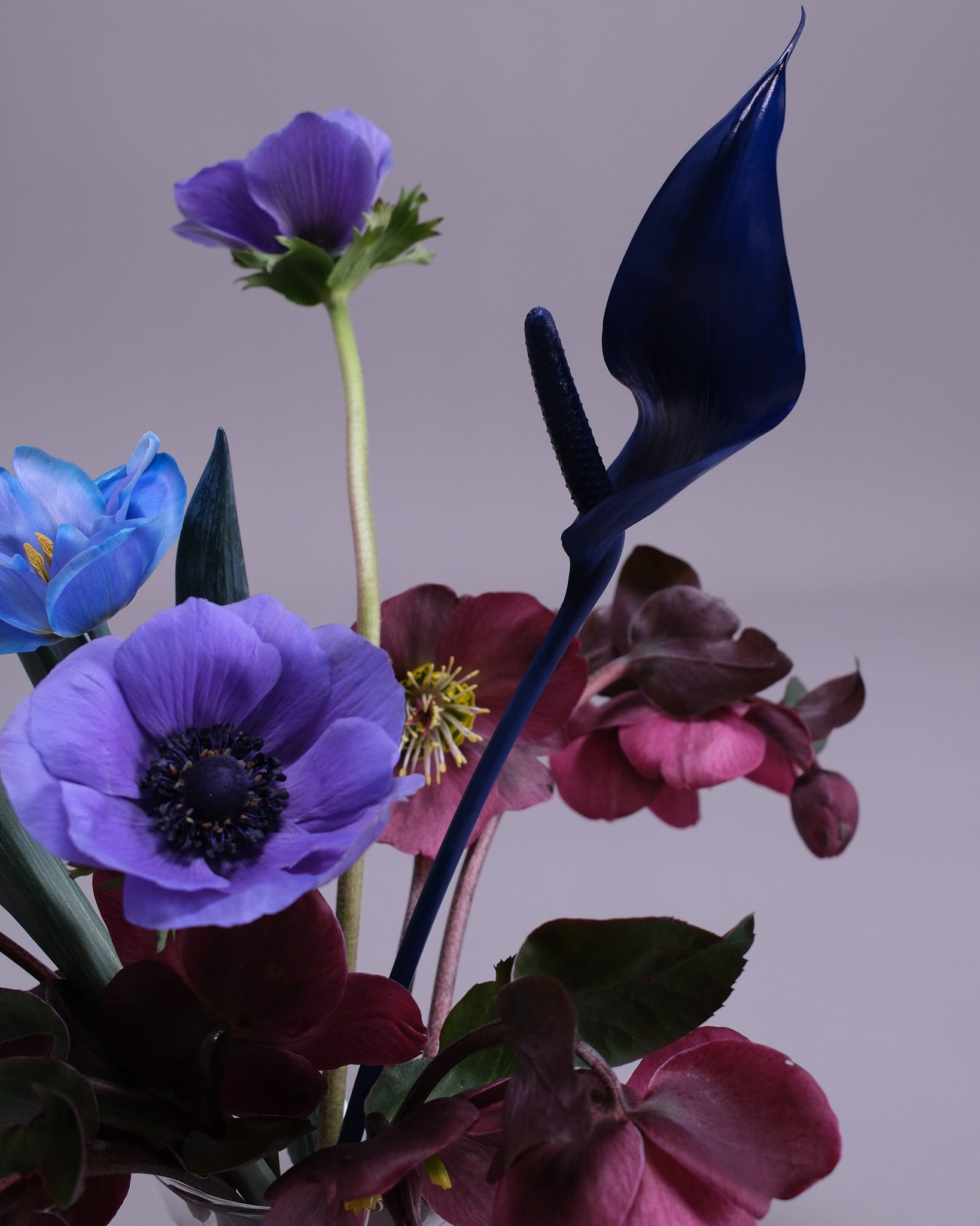 Petite Vase Set — Event Florals Blue Theme