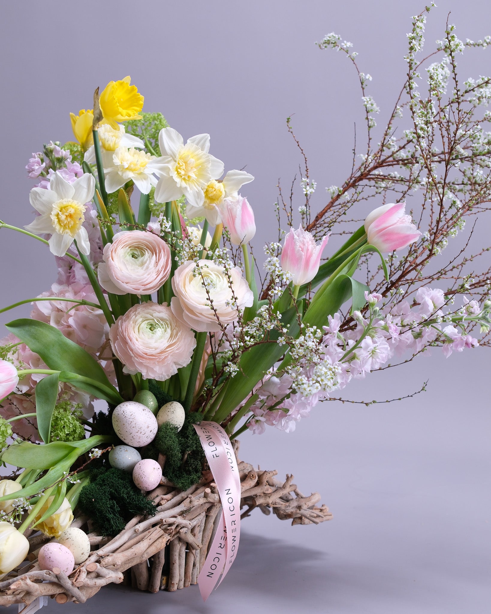 Spring Nest Garden Flower Arrangement