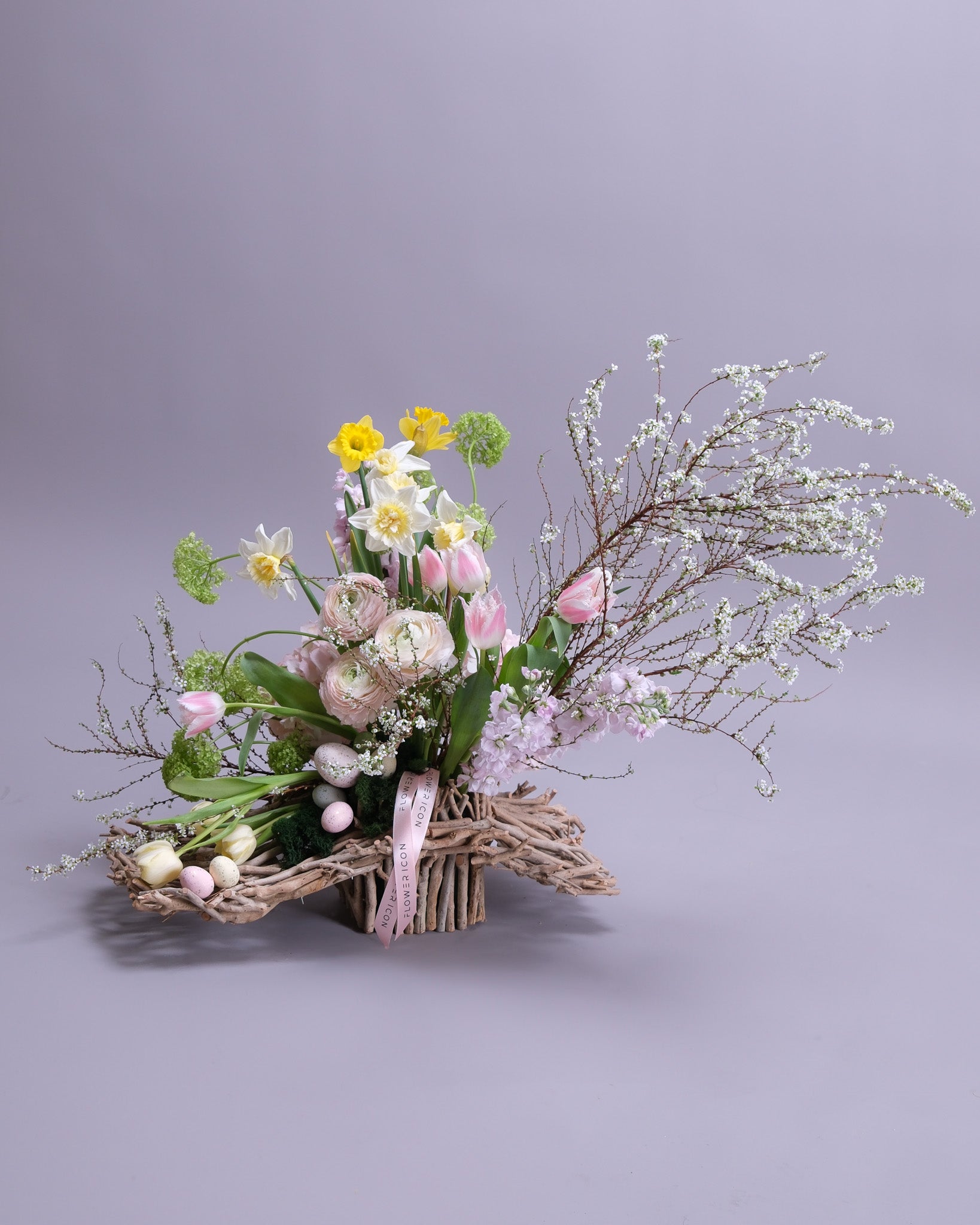 Spring Nest Garden Flower Arrangement