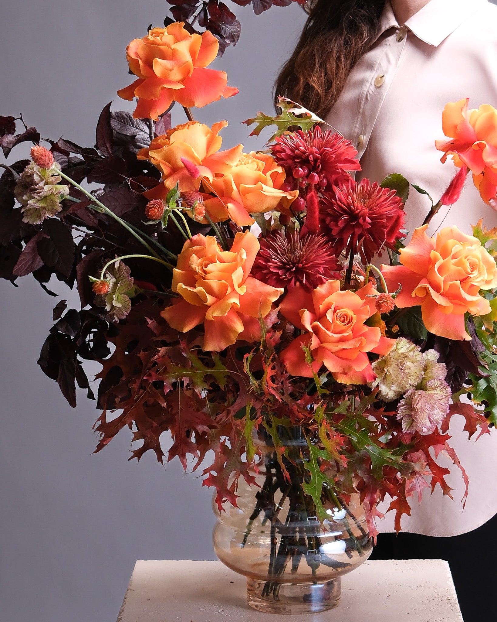 Golden Harvest Thanksgiving Arrangement