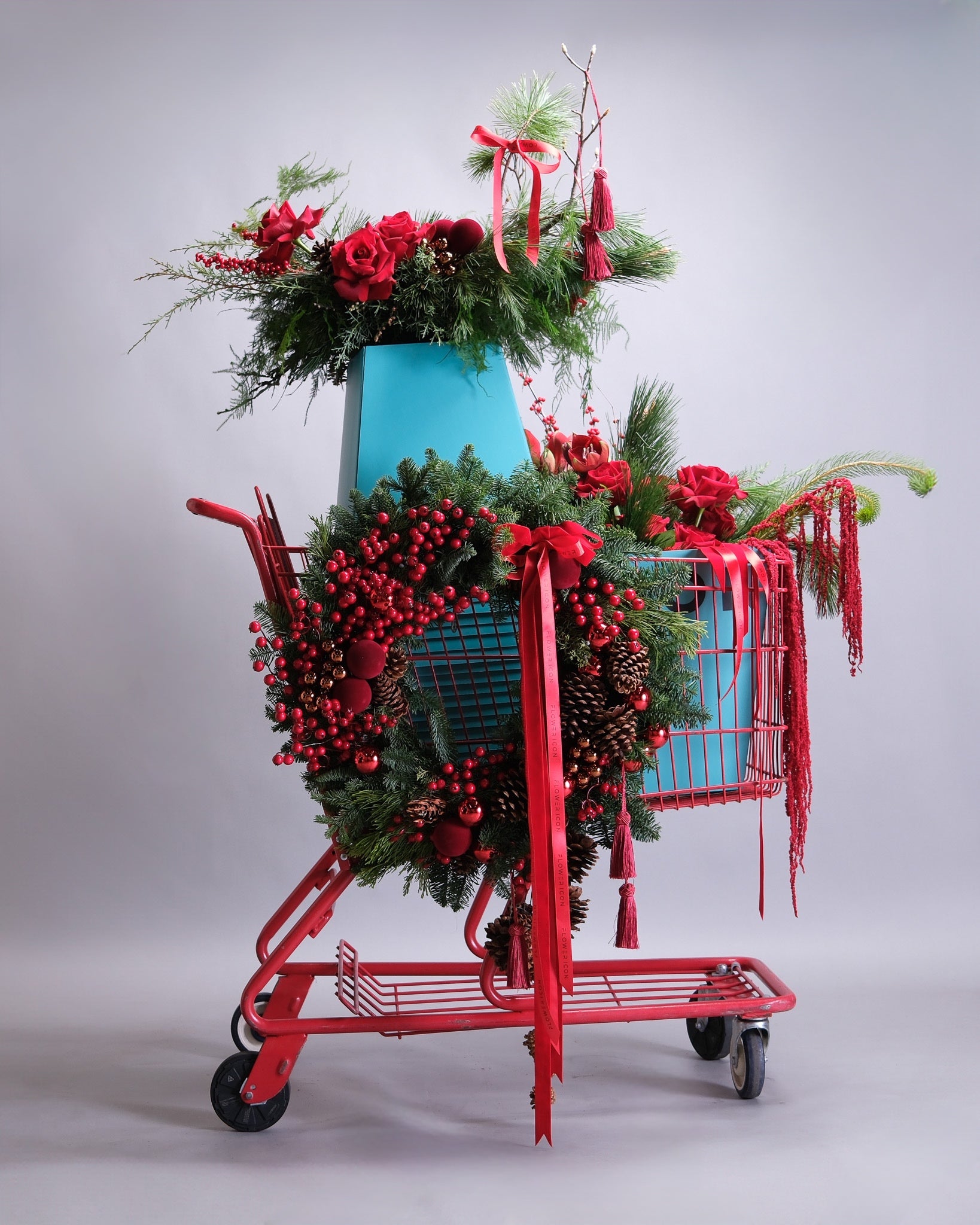 Christmas Trio Cart