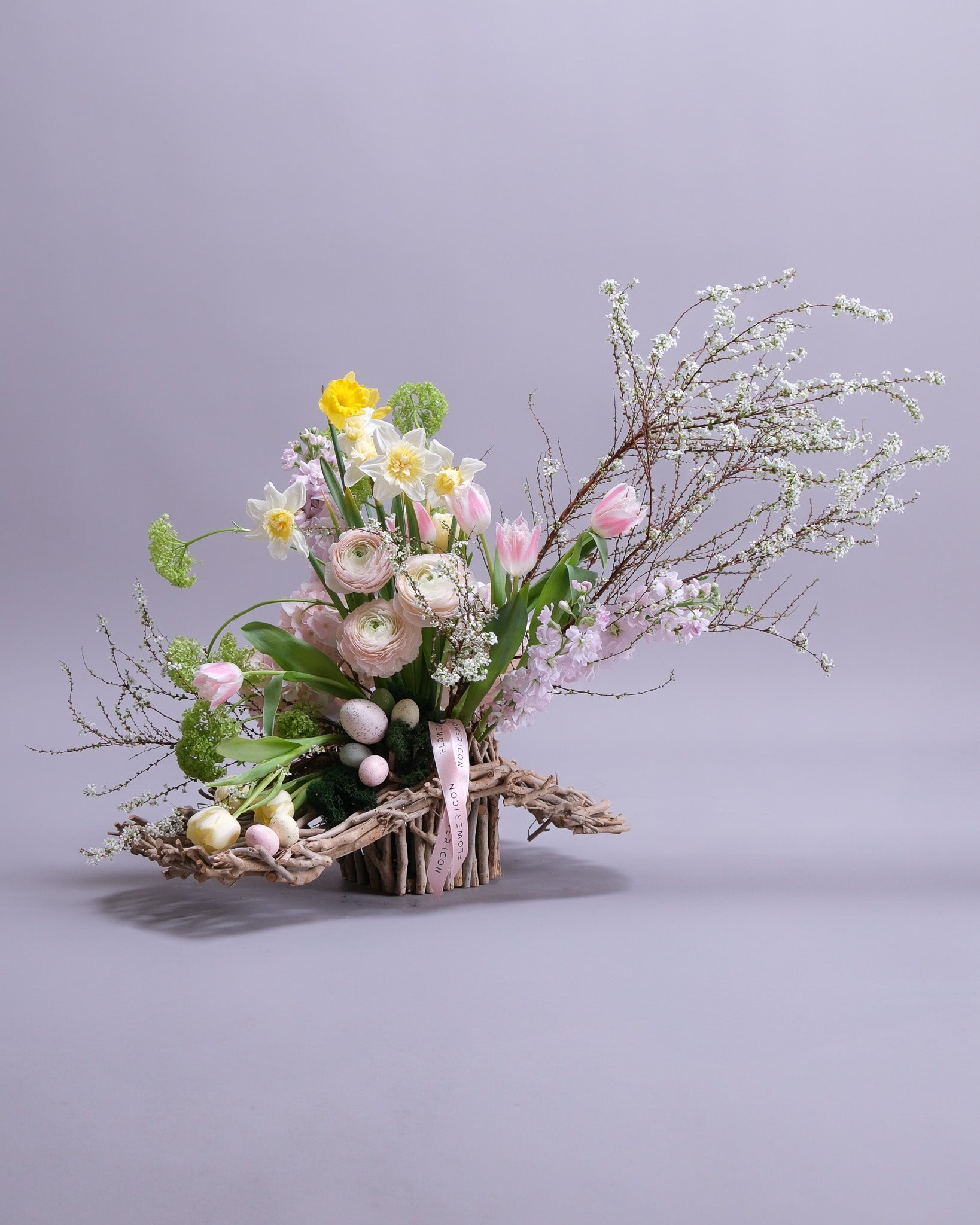 Spring Nest Garden Flower Arrangement