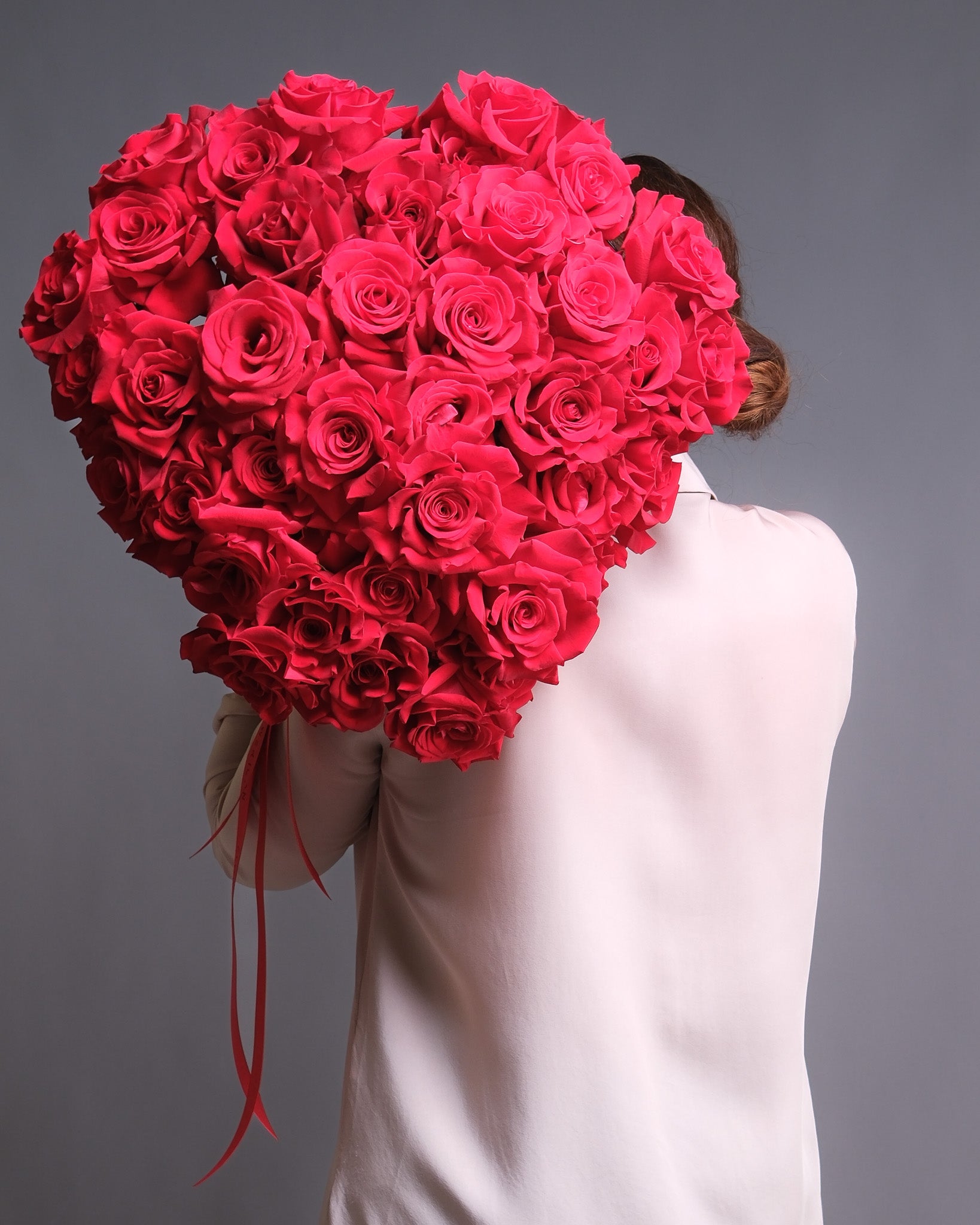 Iconic Heart of French Roses Bouquet