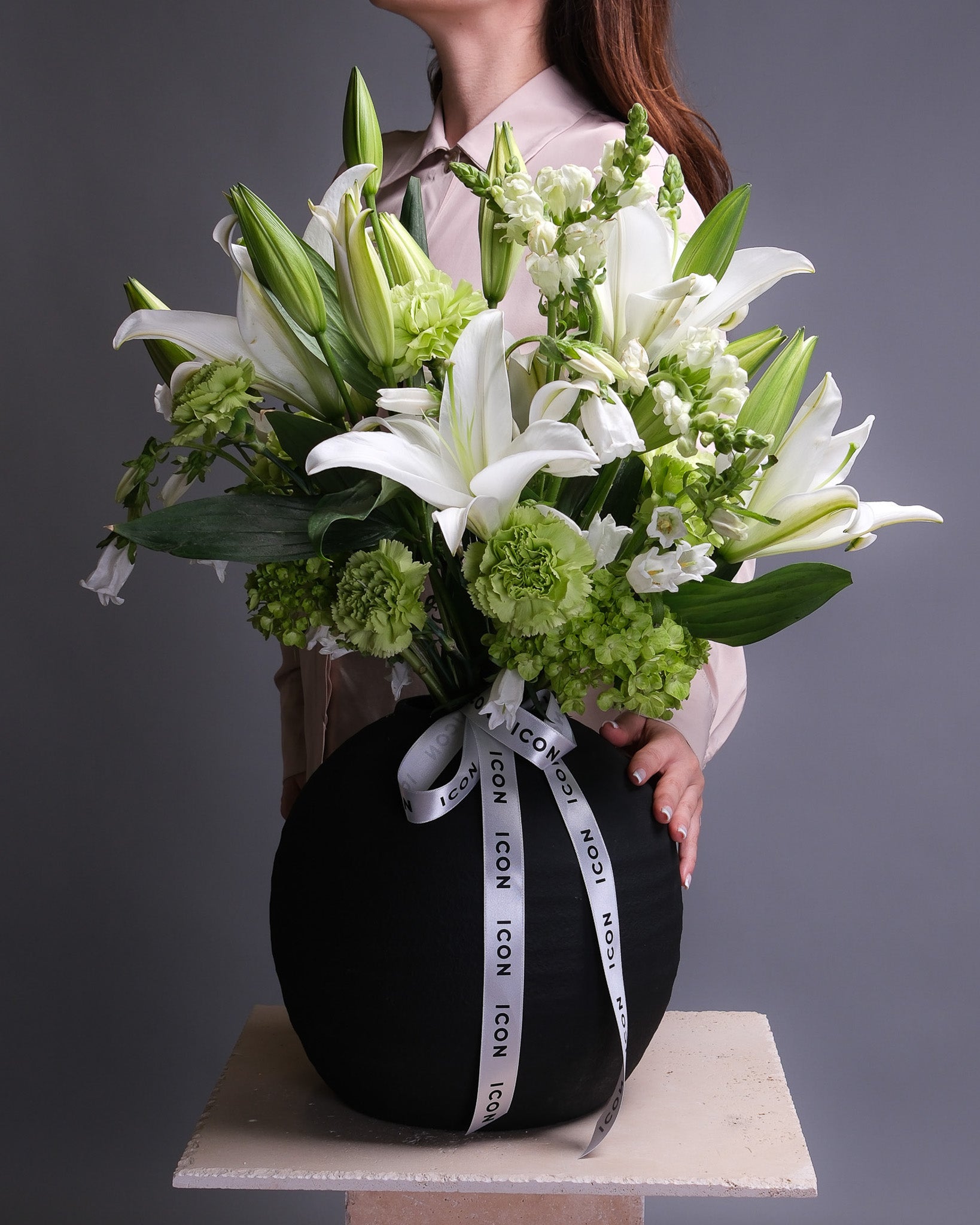 Monochrome Muse Flower Arrangement