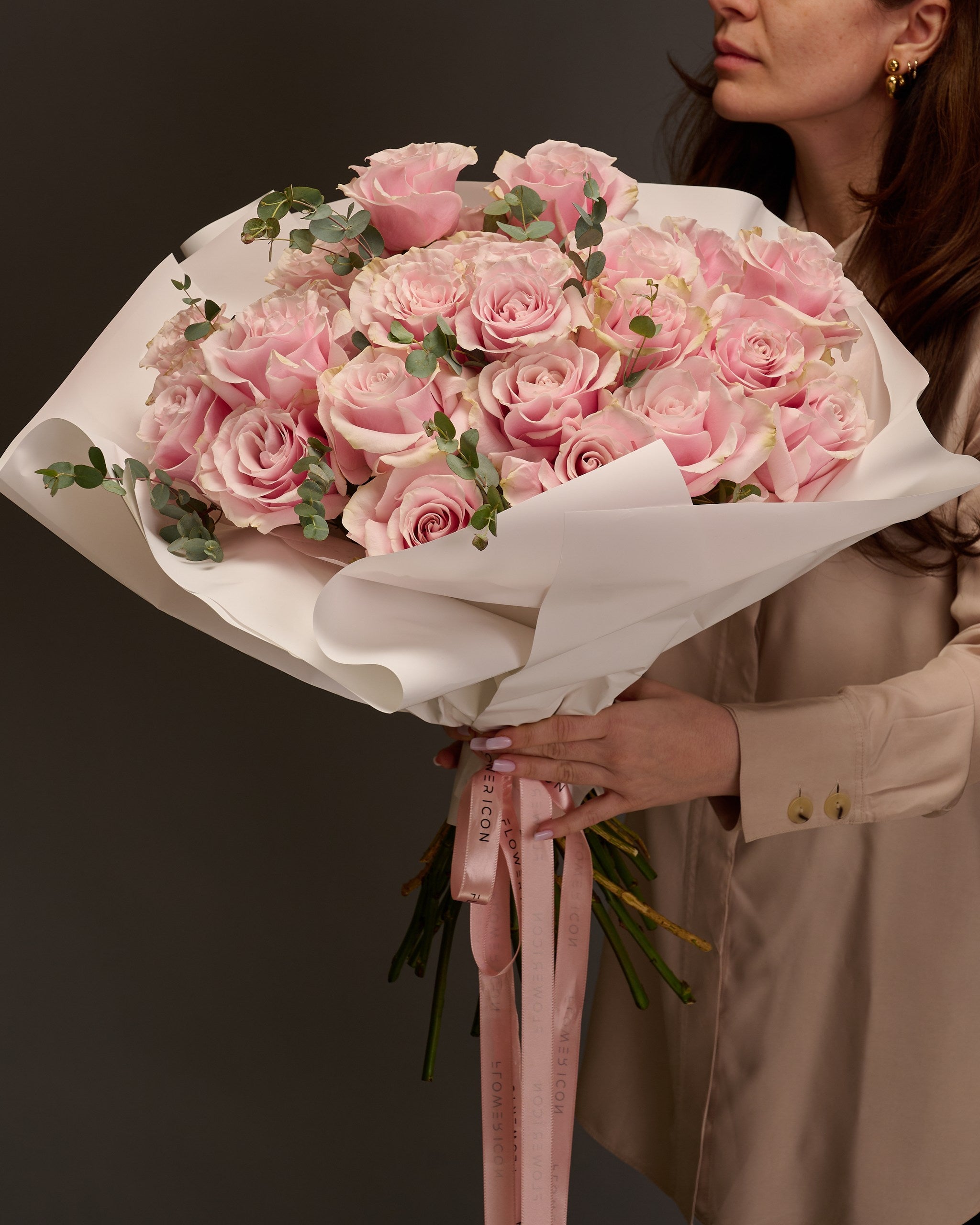 Pink Marshmallow Meadow French Roses - Flower Icon