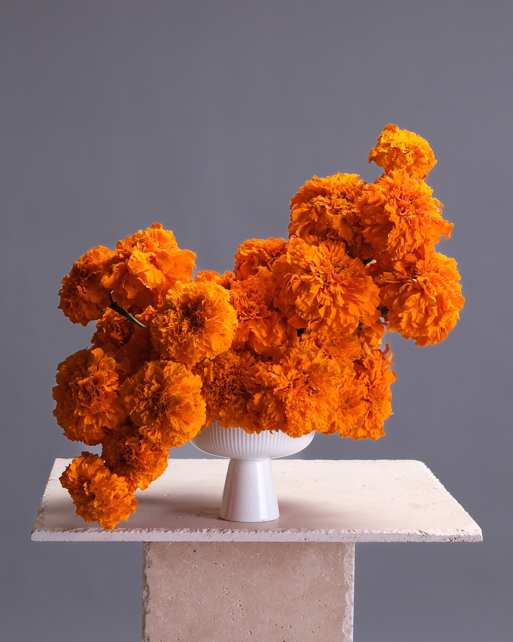 Modern Marigold Flowers Arrangement