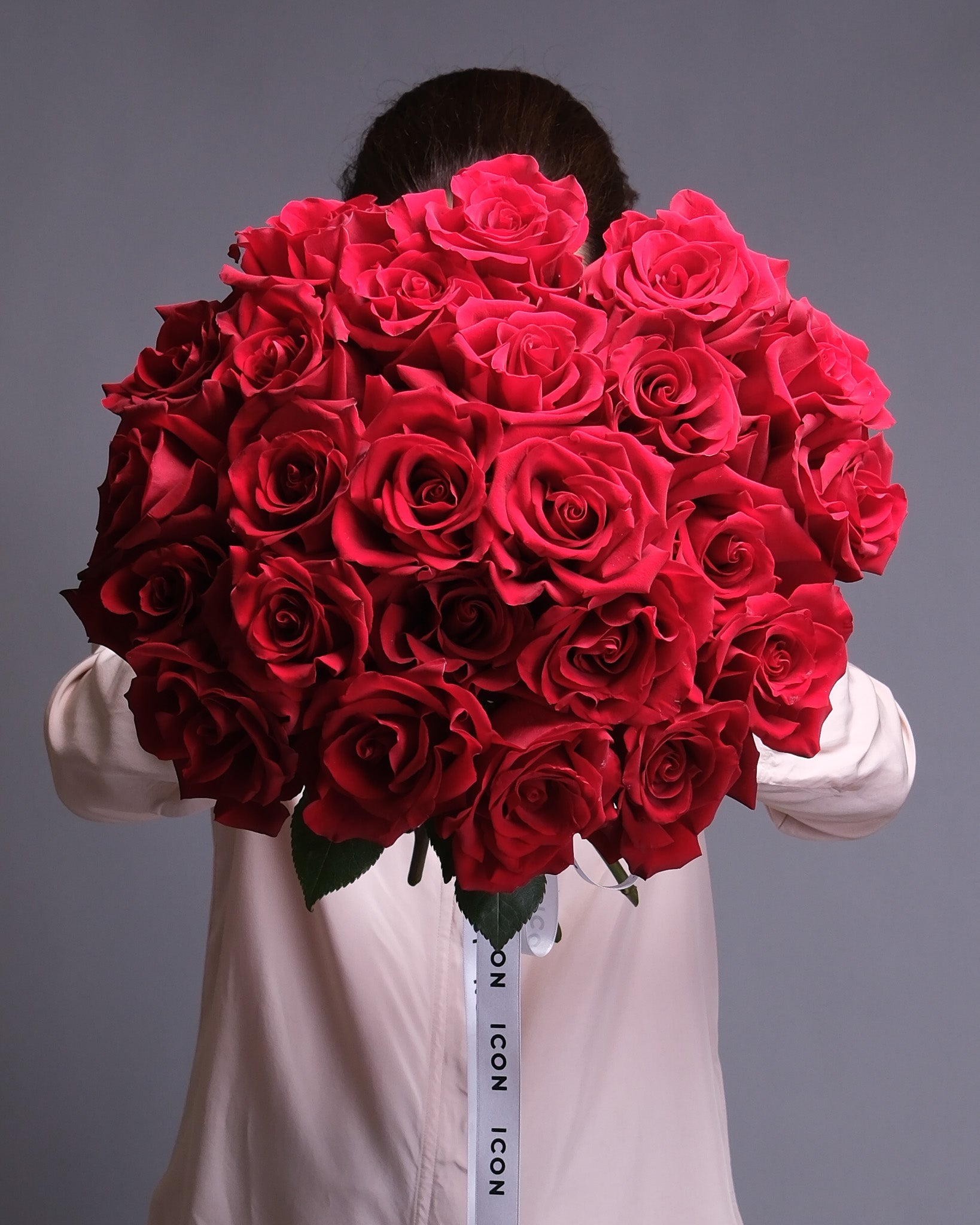 Red Rose Bouquet: French roses