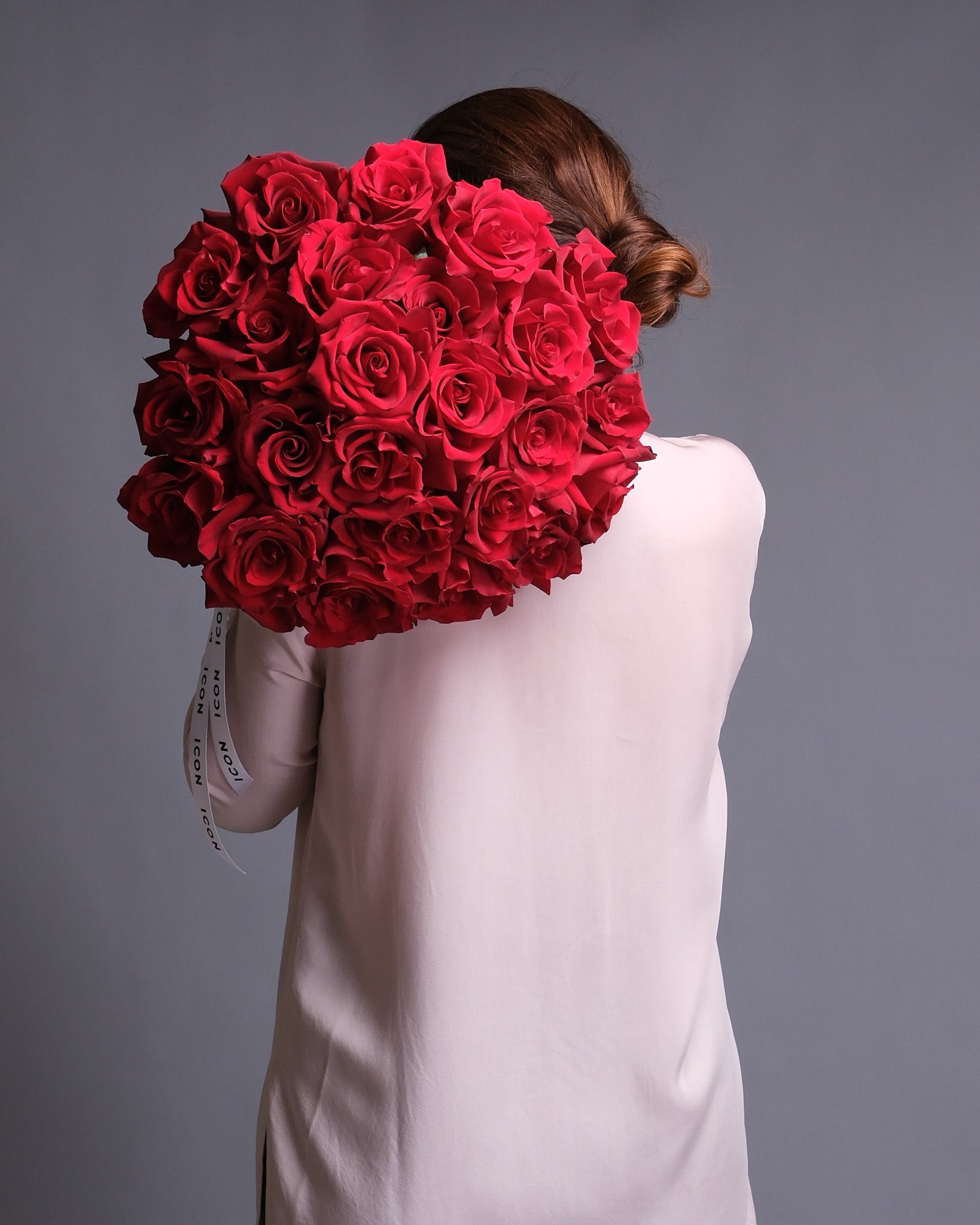 Red Rose Bouquet: French roses