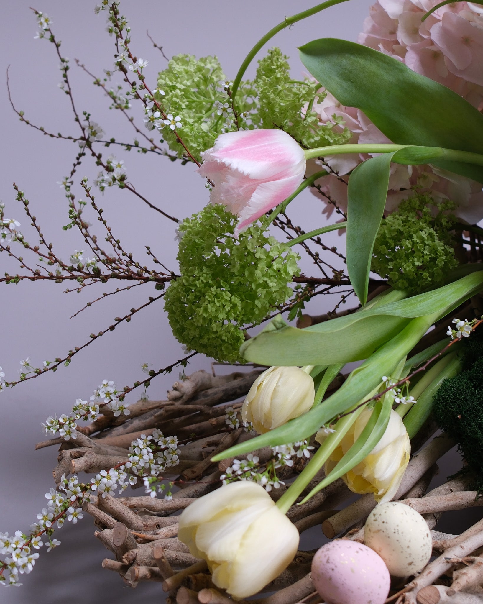 Spring Nest Garden Flower Arrangement