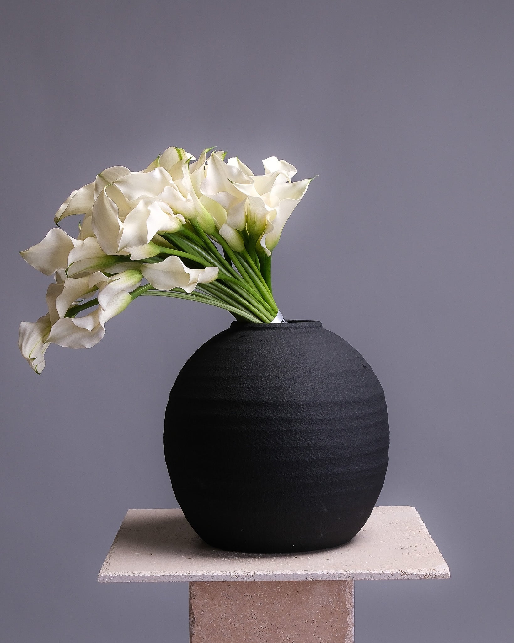 White Calla Lilies Bouquet