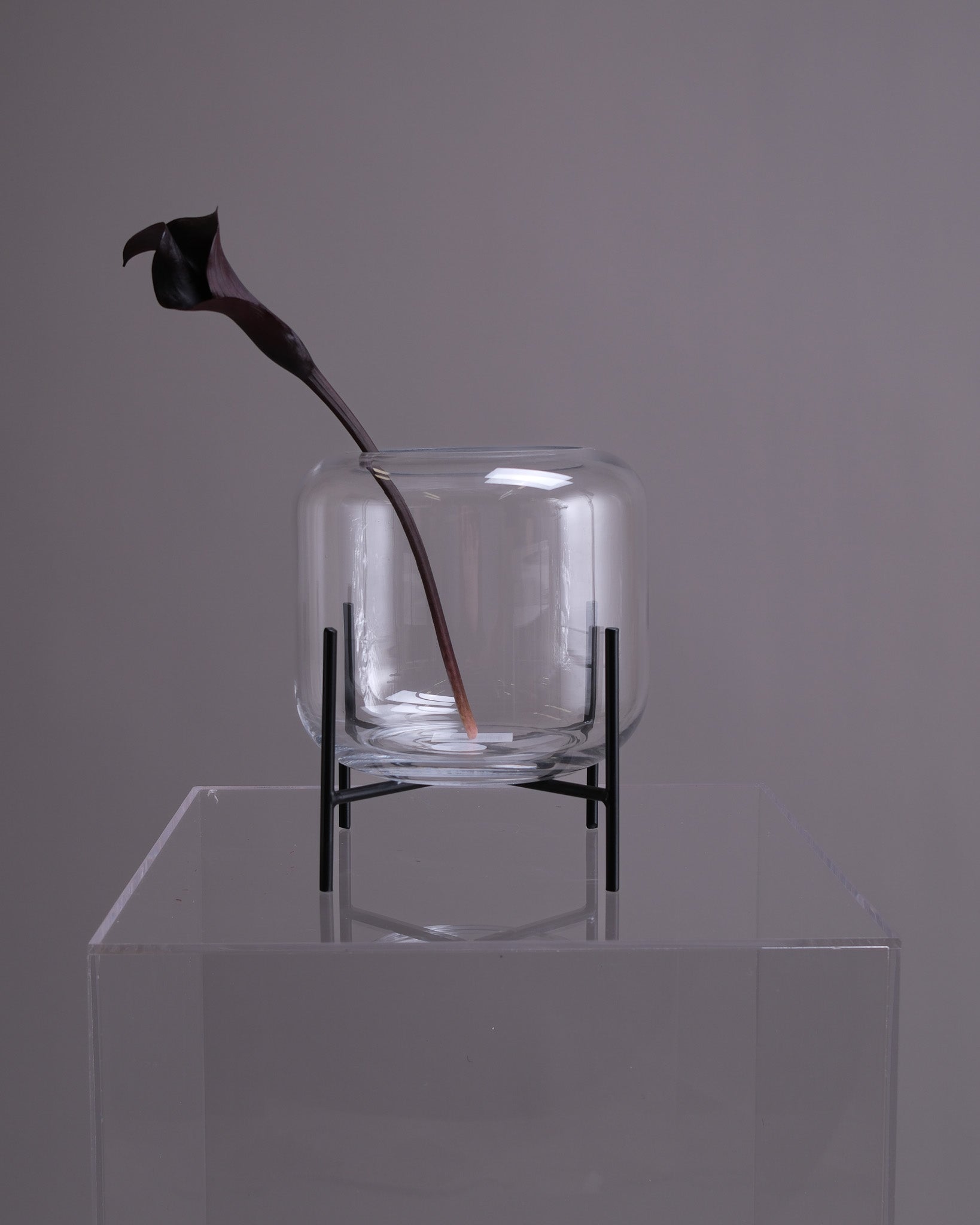Drum Glass Vase
